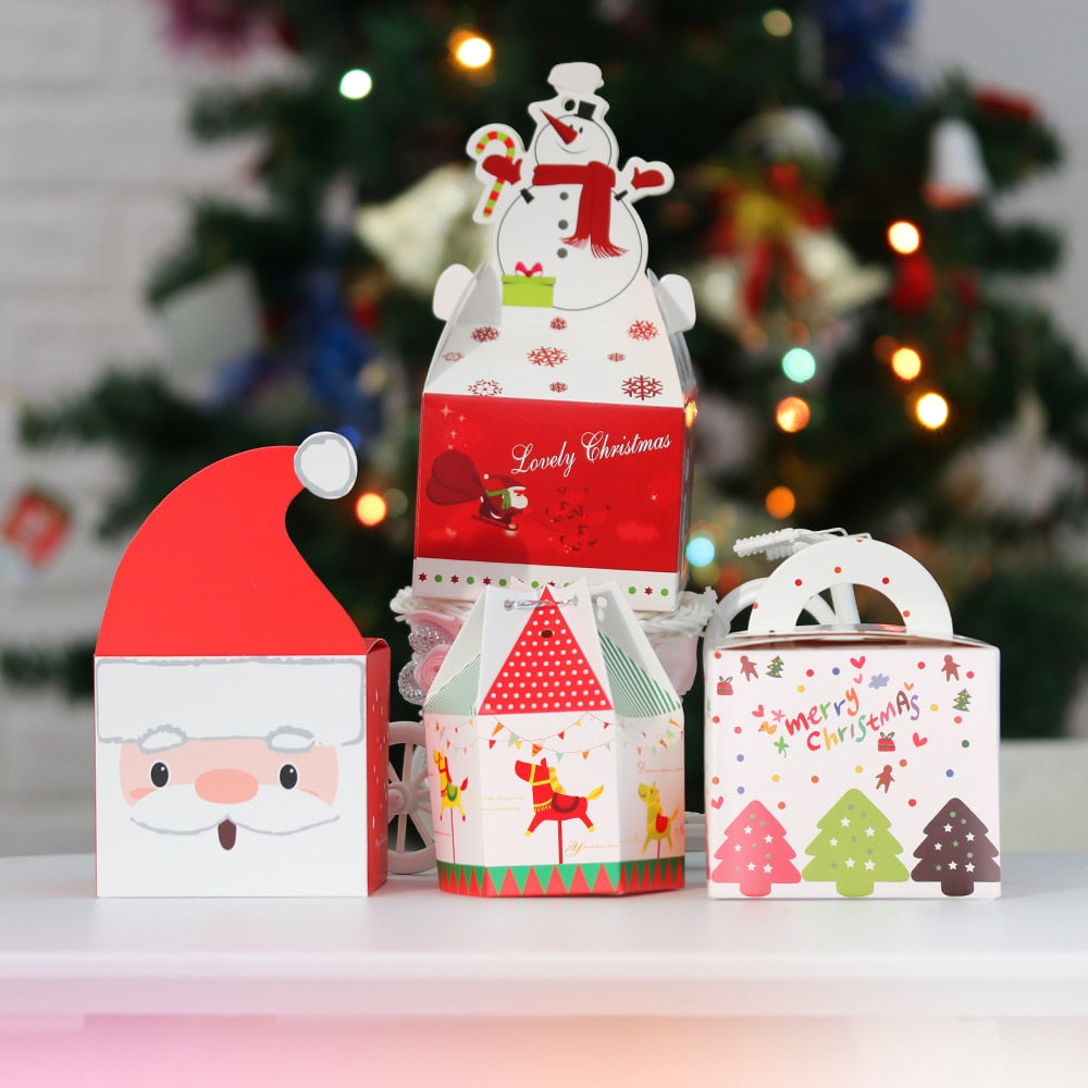 1PCS Christmas Gift Box Beautifully Folded