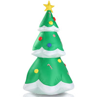 6.9ft Christmas Tree With 4 LED Light Bundles And Pocket Inflatable
