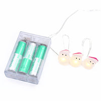 6.56FT 20LEDs Christmas Santa Claus String Lights