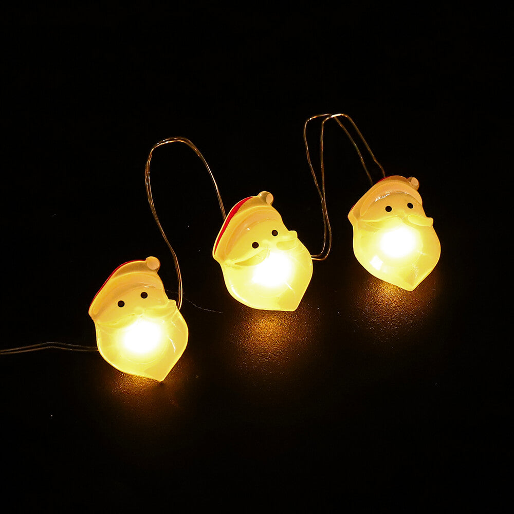 6.56FT 20LEDs Christmas Santa Claus String Lights
