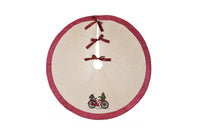 ML17132 Noel Bike Tree Skirt, 56"Rnd