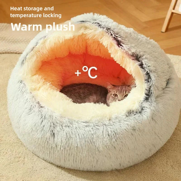 Autumn and Winter soft plush pet bed and pet bed Winter warm and cold