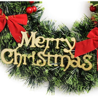 Christmas Wreath Reef For Front Door Window 24 Inch Pine Artificial