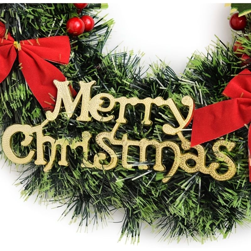 Christmas Wreath Reef For Front Door Window 24 Inch Pine Artificial