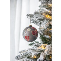 D4.7 Christmas Ball Ornaments, Glass Decorative Hanging Ball Christmas